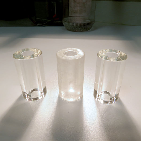 Chemically strengthened flow meter tube sight glasses