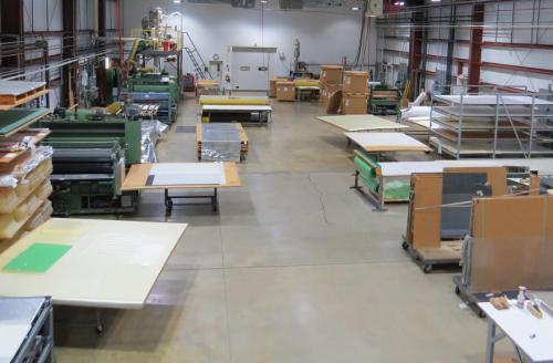 Laminating Production Area